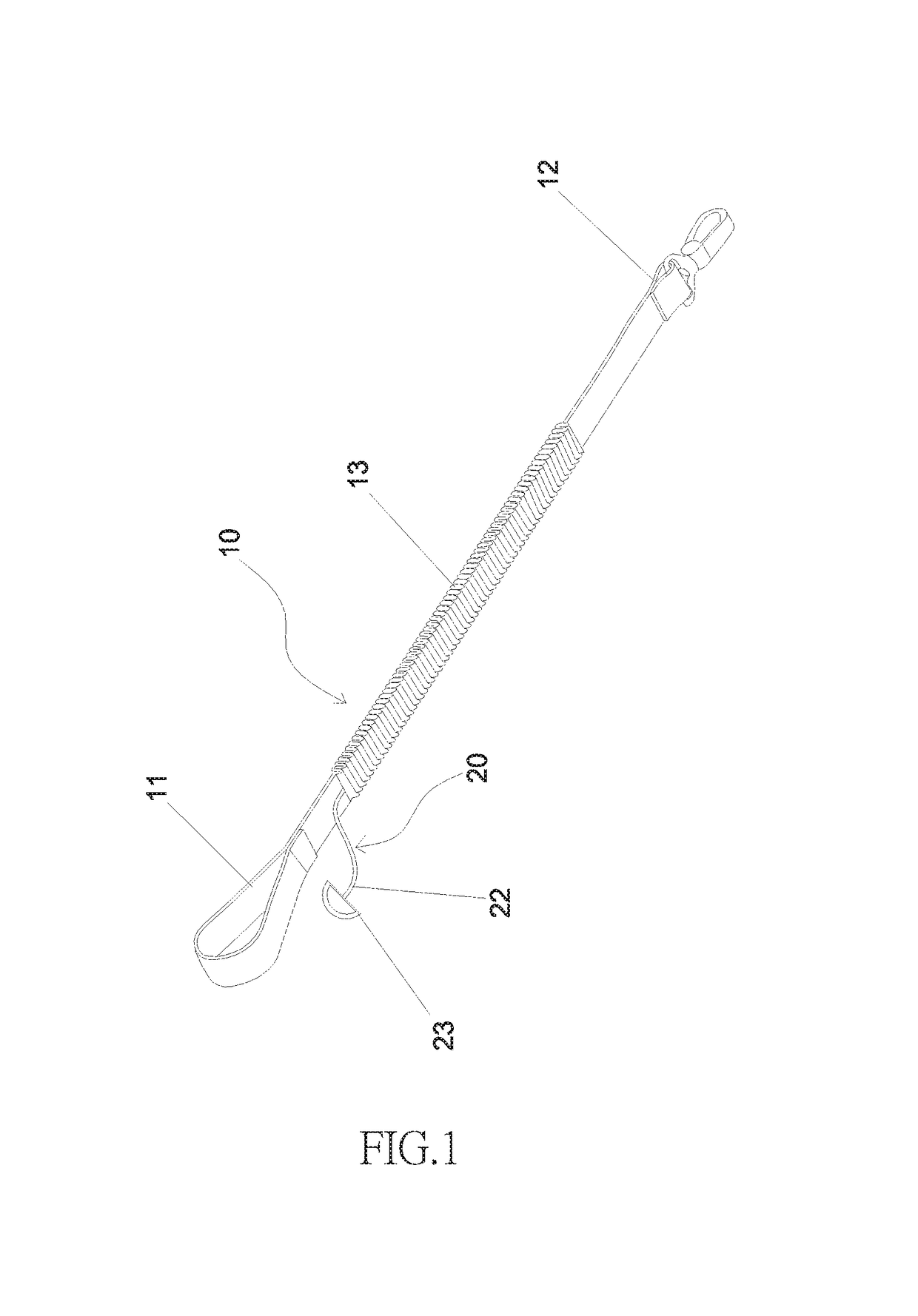 Pet leash structure