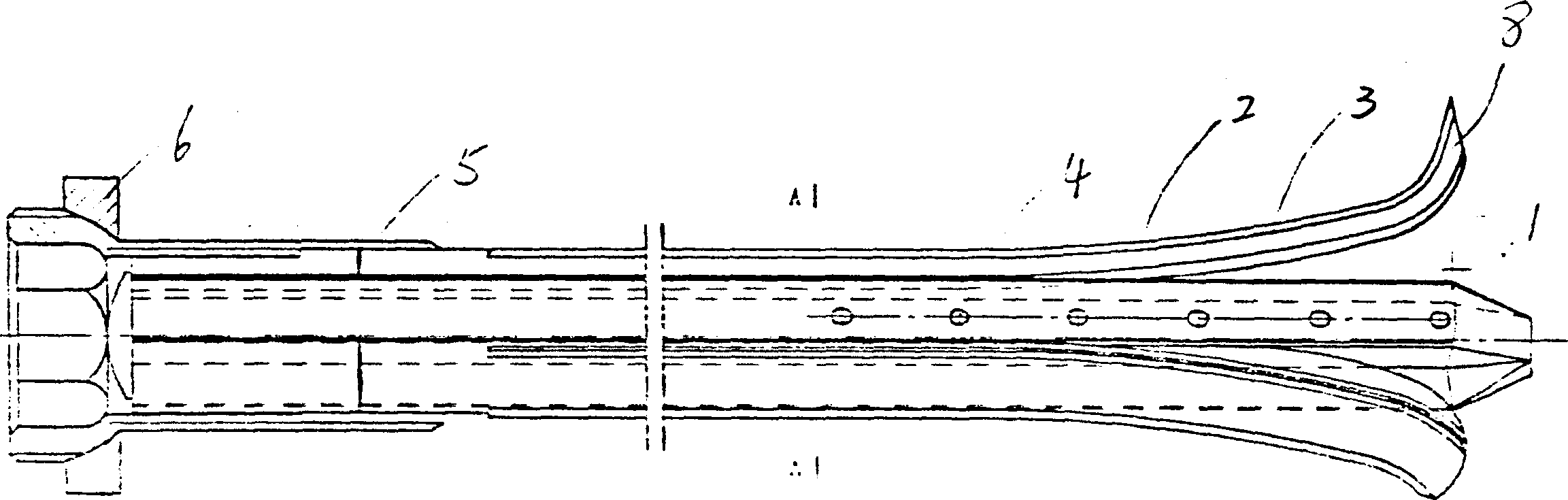 Cancellous bone rivet for fixing