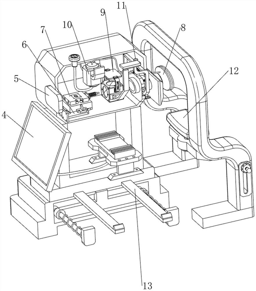 Optical coherence elastic imaging equipment for intraocular pressure measurement