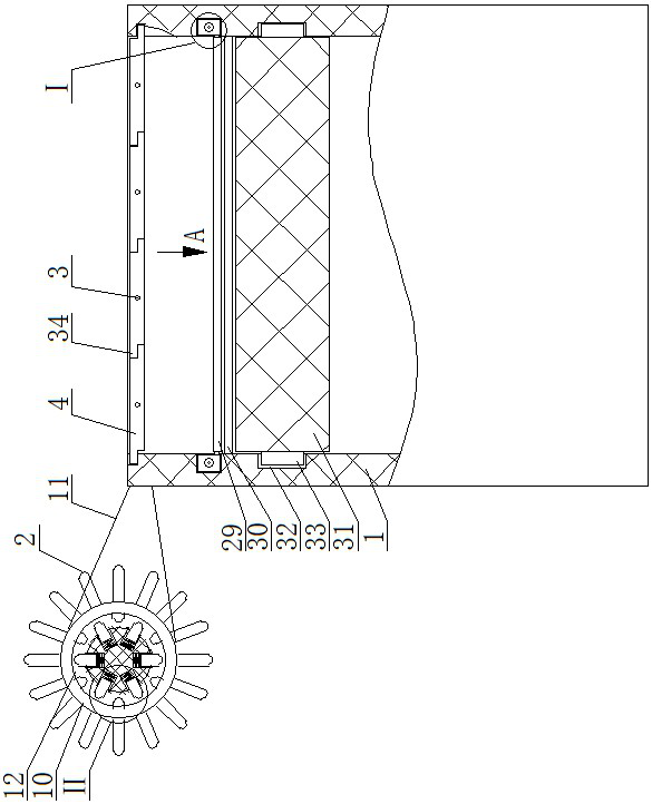 Rainwater collecting and recycling device for building