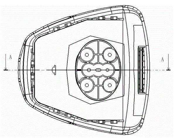 SRS decorative cover turning device mounted on steering wheel