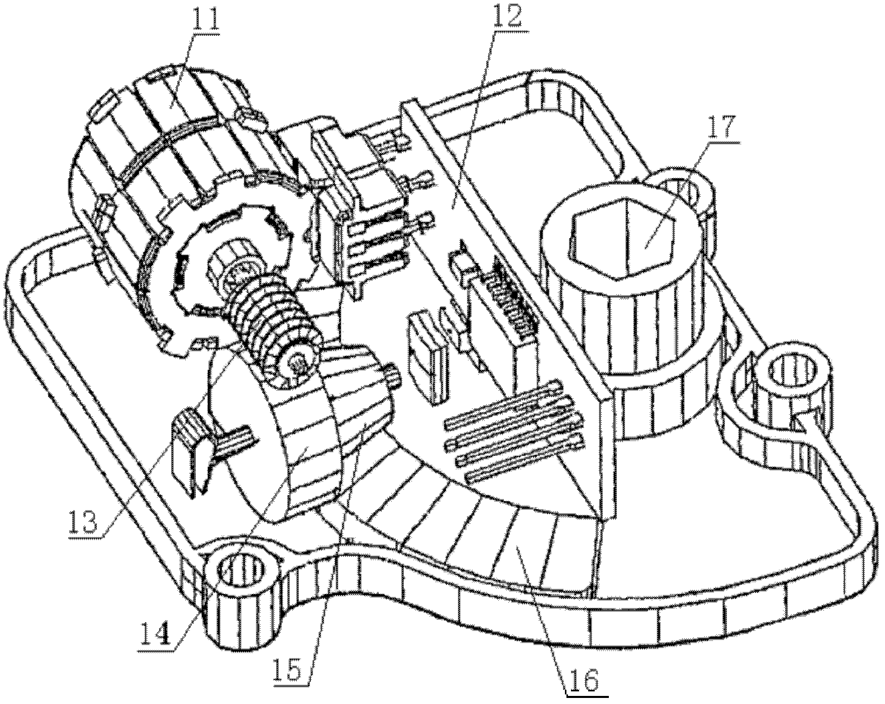 Car lamp steering system and car lamp rotation actuator thereof