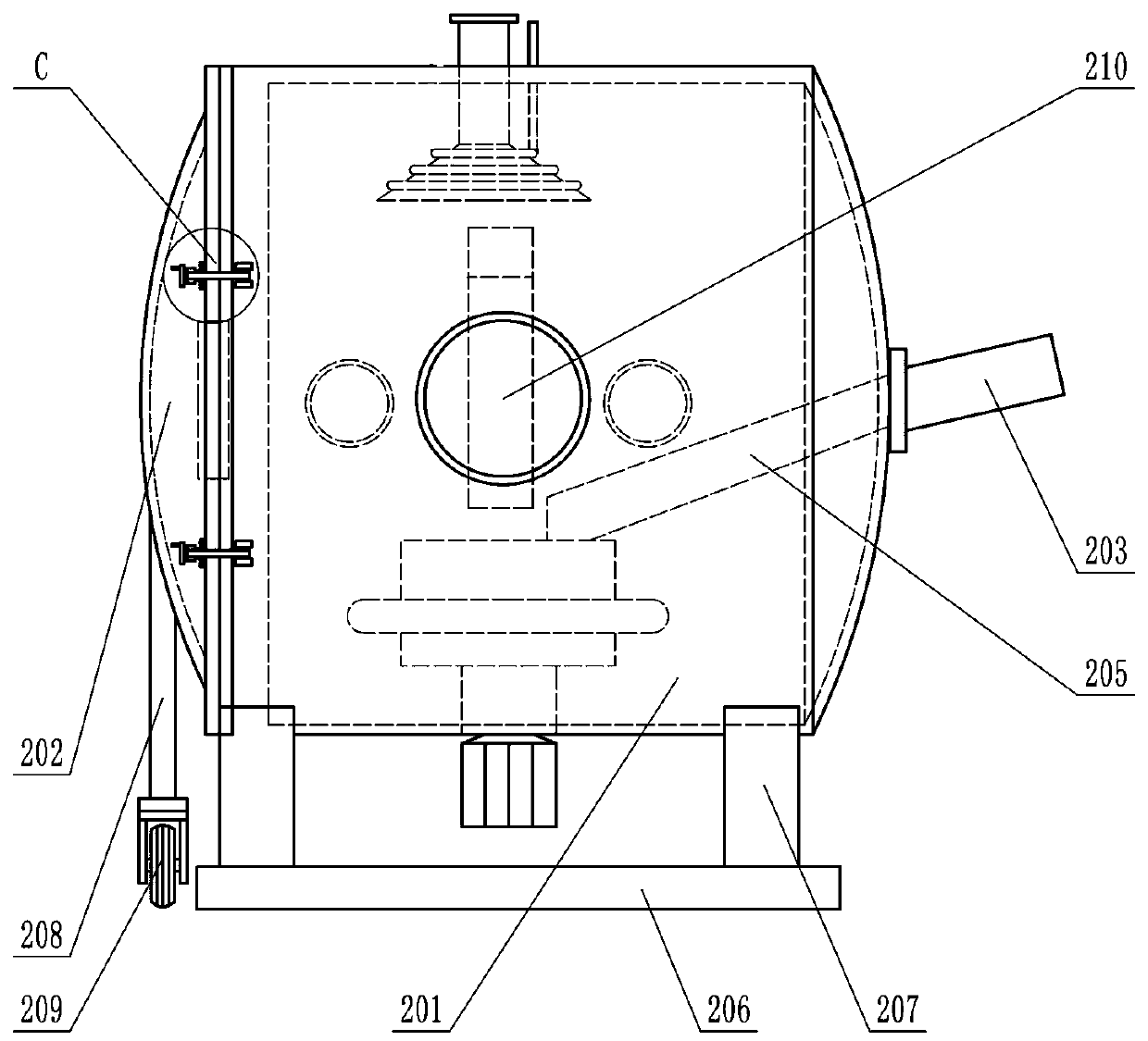 Metal nano powder production system