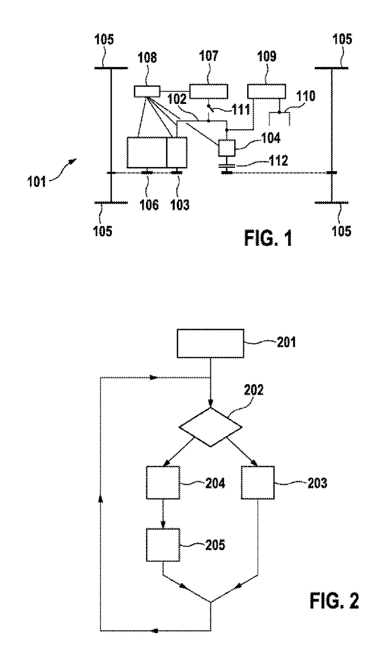 Method and device for operating a drive train of a hybrid vehicle