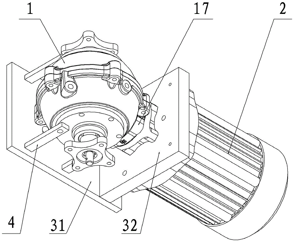 Oil-electric dual power conversion device for three-wheeled motorcycle