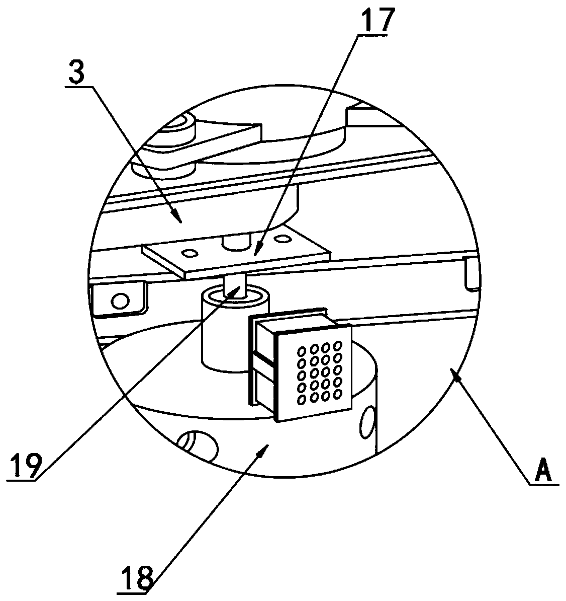 Reciprocating impact type stone needle electronic heating electric physiotherapy instrument