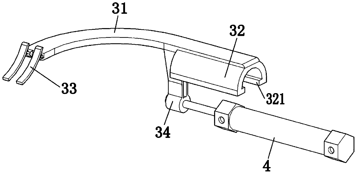 Turning type station entering device in garment hanging system