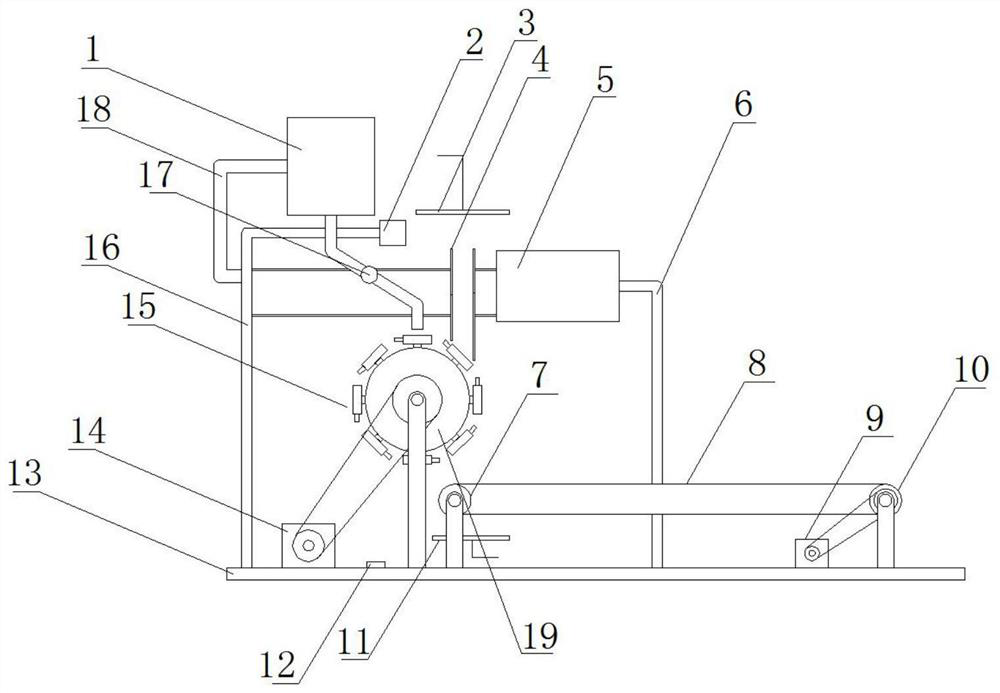 Environment-friendly automatic fly ash storage and transportation and fine separation system