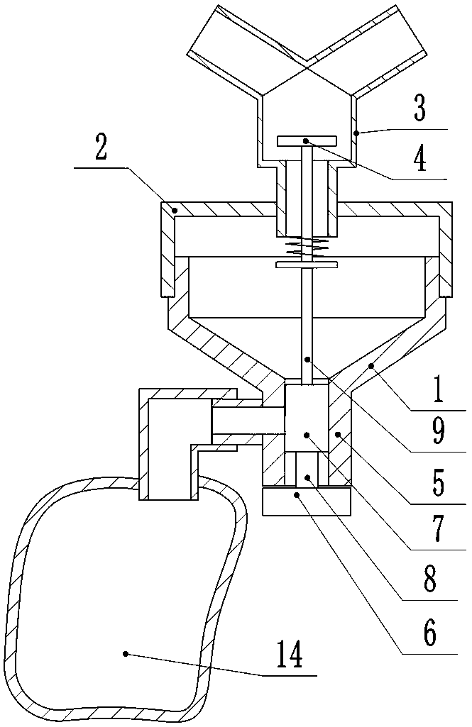 Condensed water collecting device of respirator