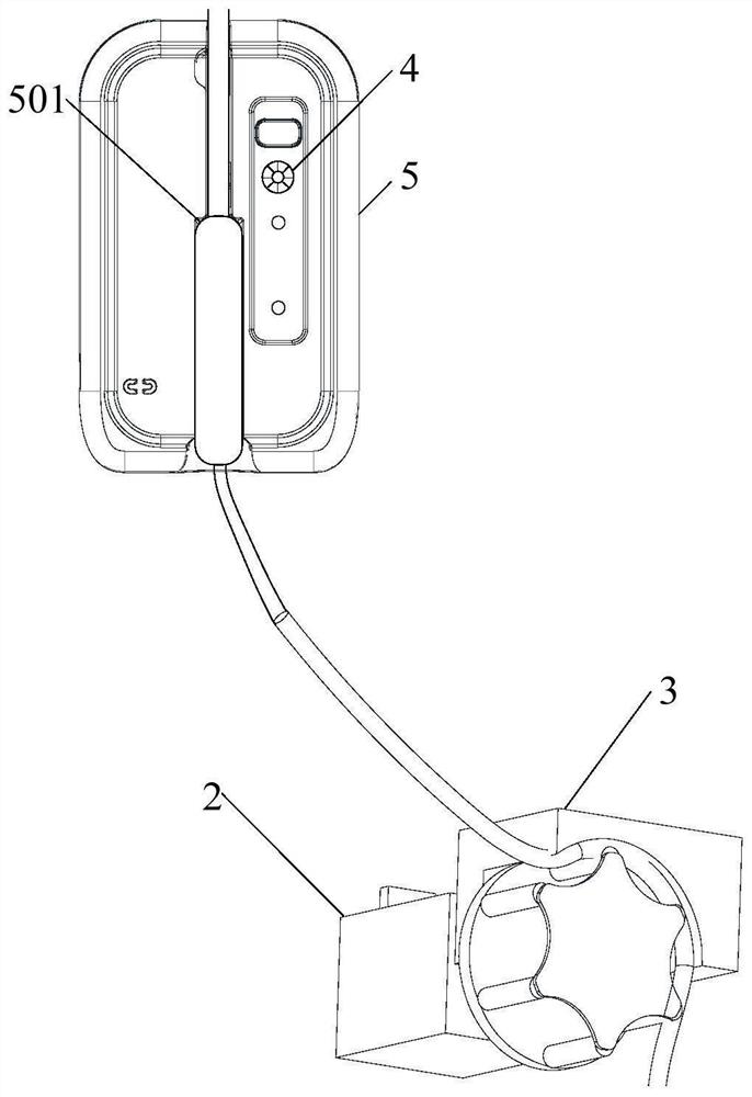 Wound tube type flow speed control infusion alarm