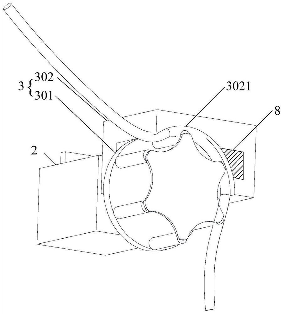 Wound tube type flow speed control infusion alarm