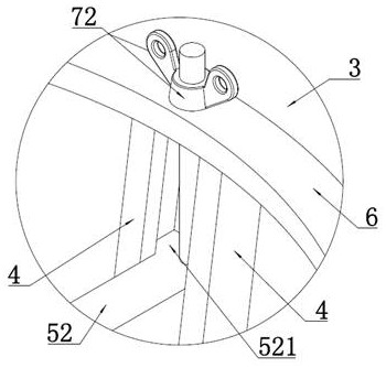 A cup mouth base mold convenient for assembly and construction