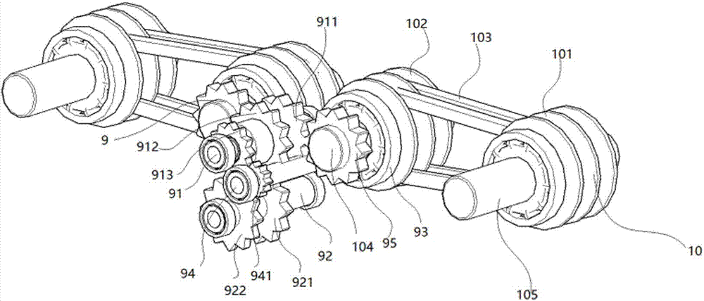 Oil-electric hybrid continuously variable transmission device