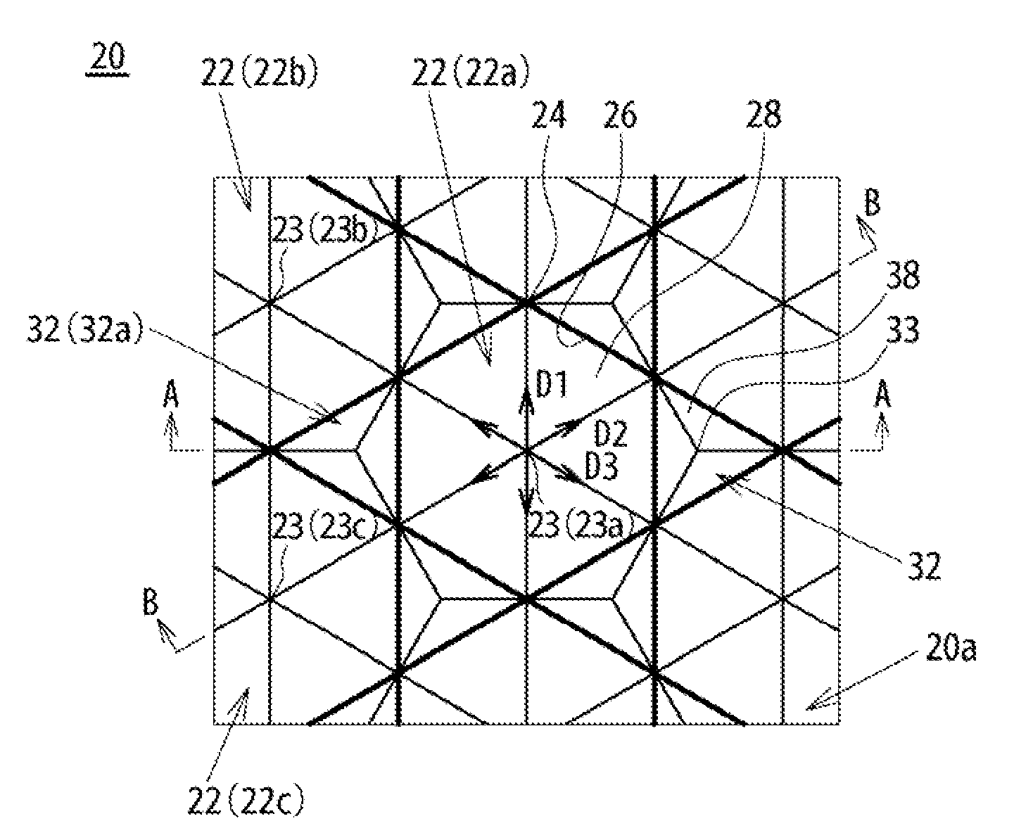 Light distribution control member and illuminating device using the same