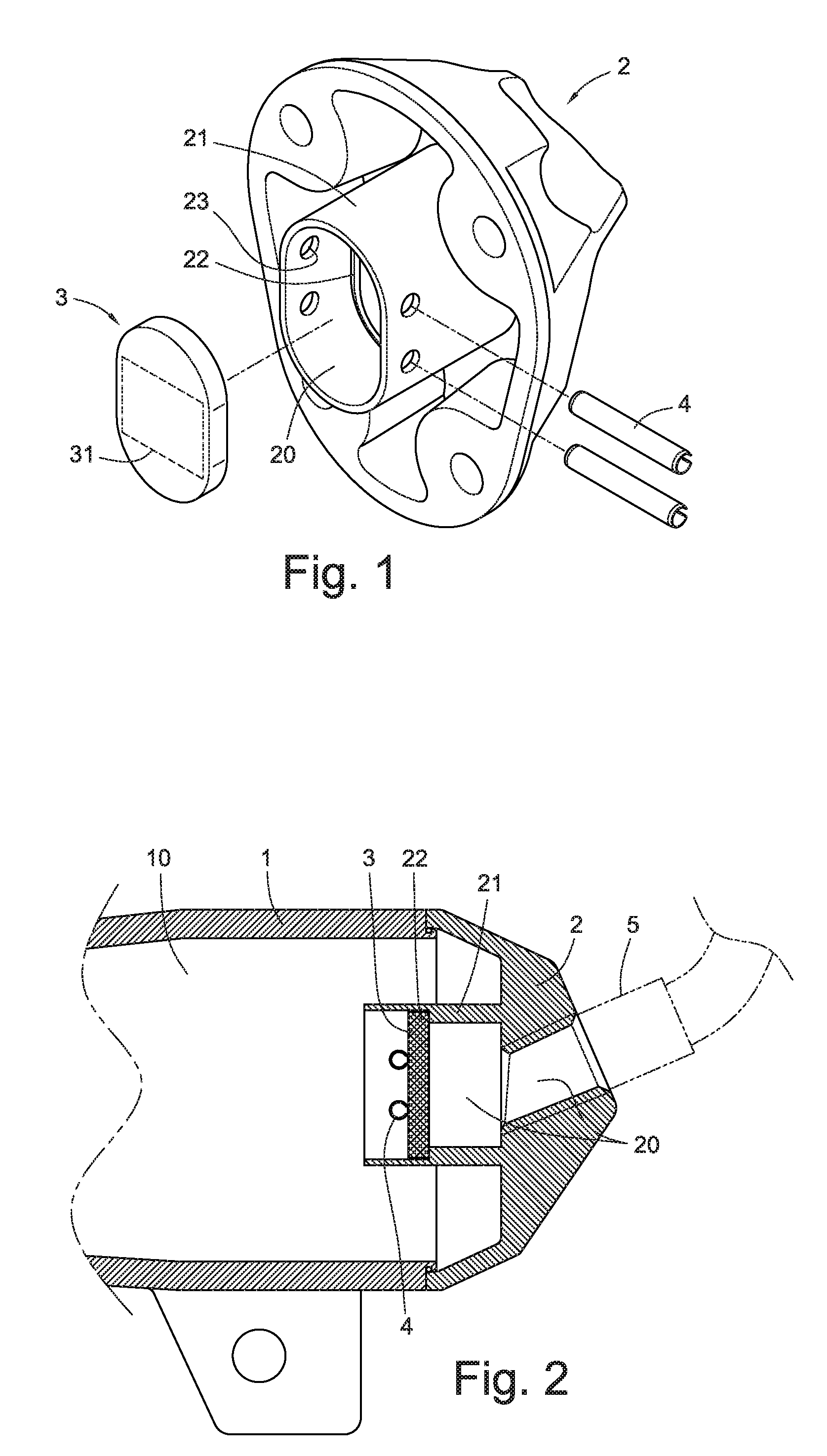 Compressed air filter assembly for nail gun