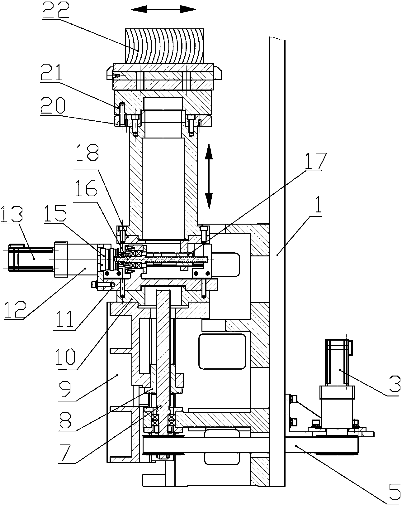 Worktable of multi-wire sawing machine