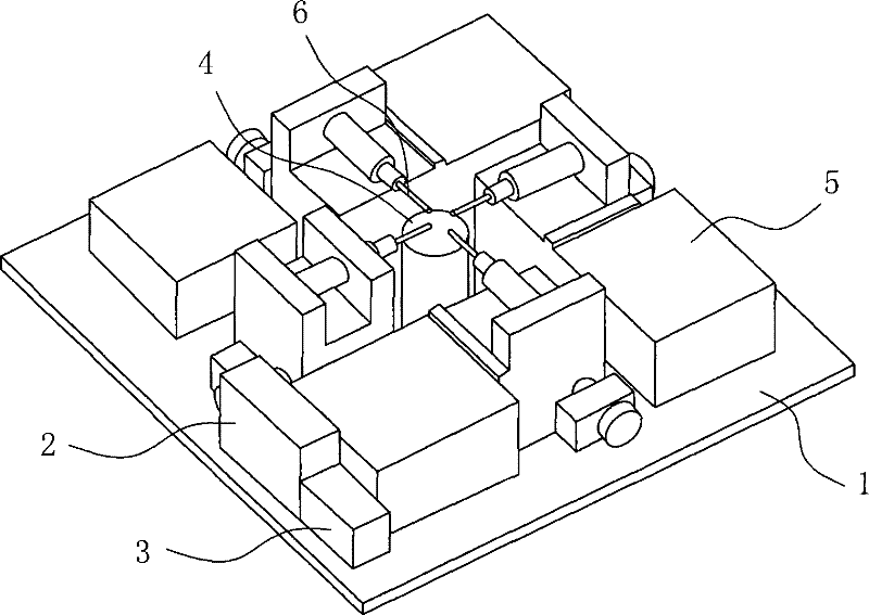 Control system for micro-nano sample in electronic microscope