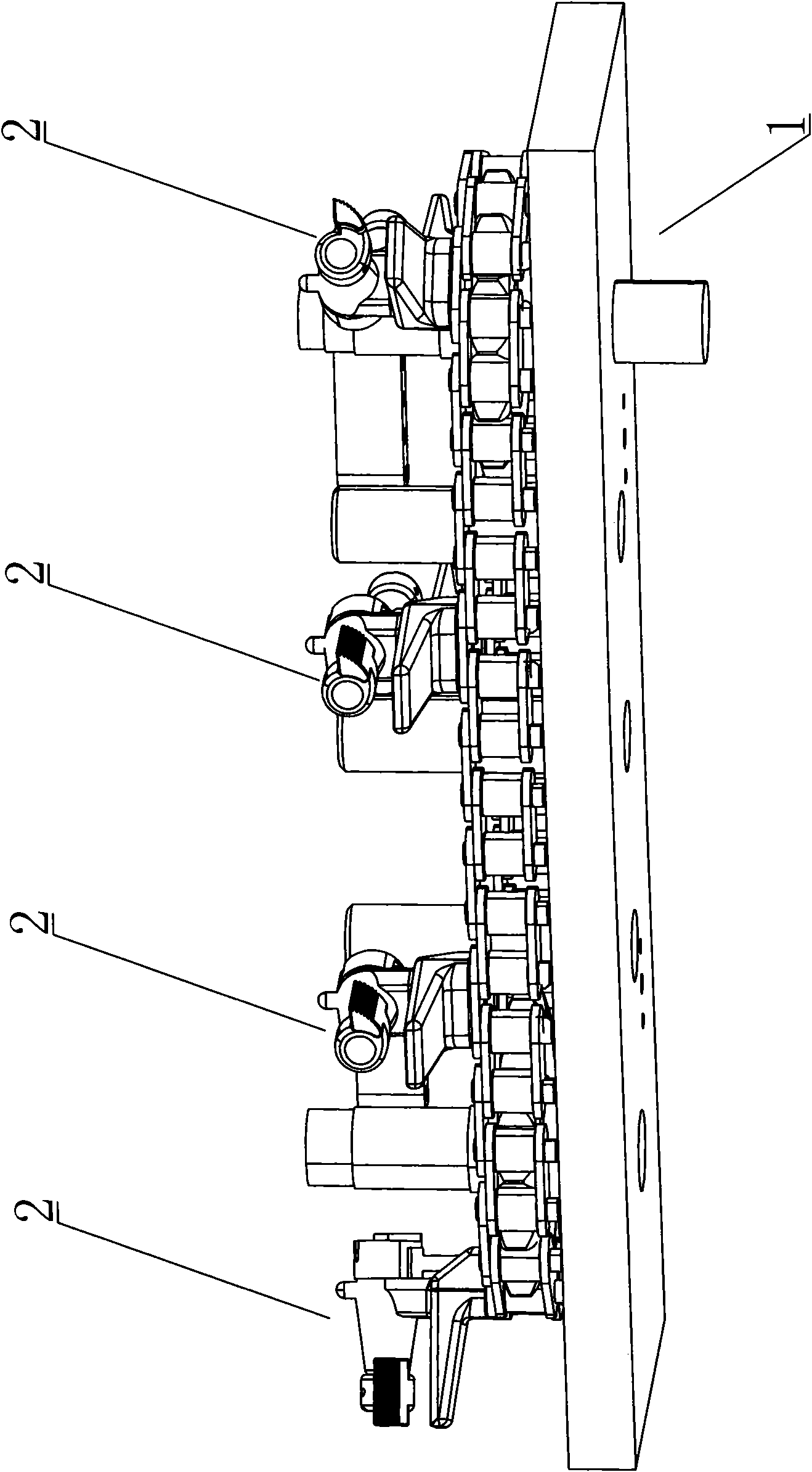 Cloth belt transmission mechanism