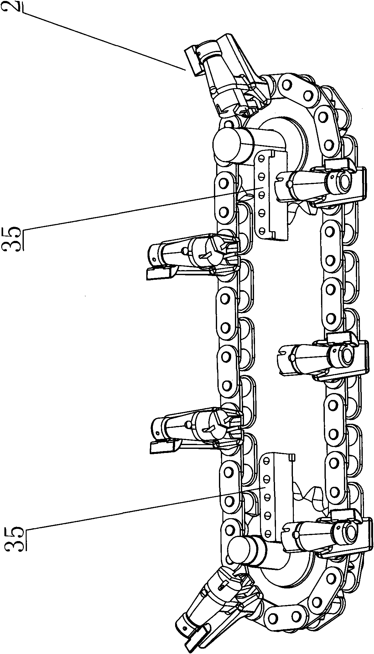 Cloth belt transmission mechanism