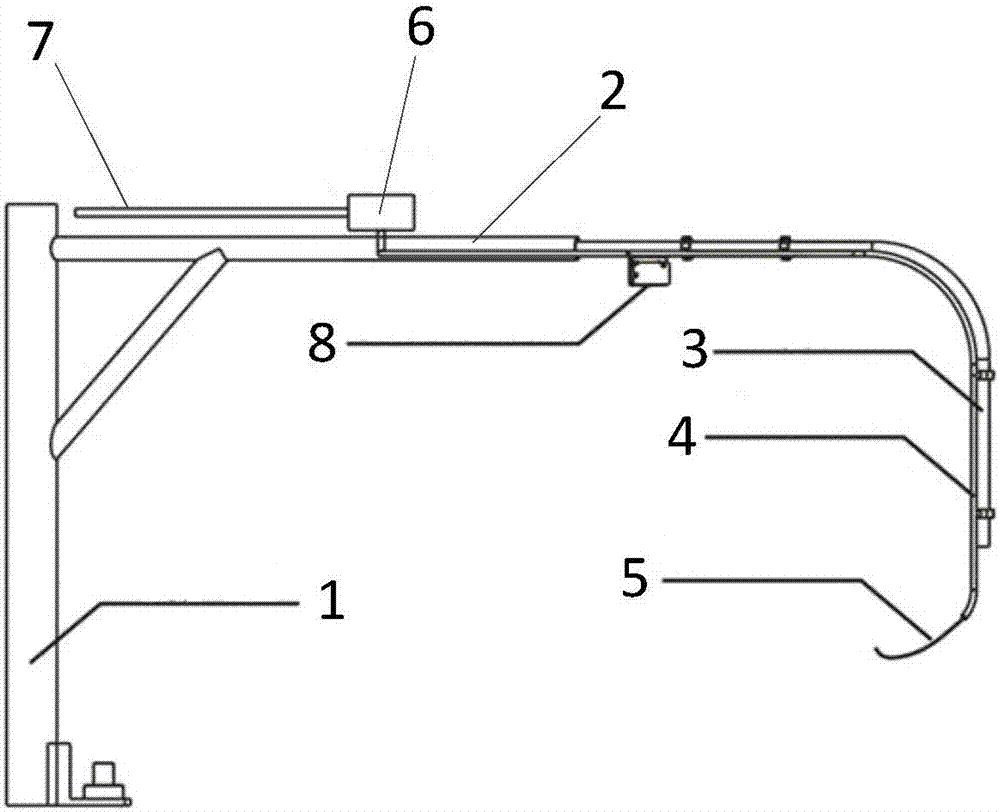 Automatic cow back-off device having rotating disk system