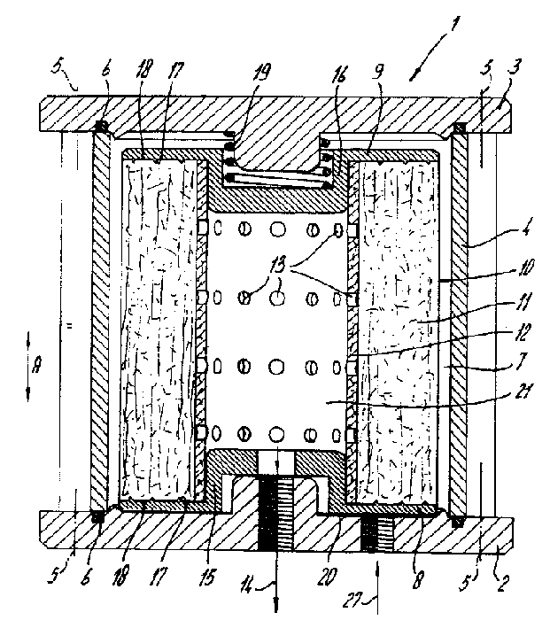 Filter device for microfiltration of oil