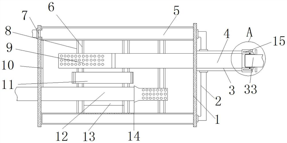 Automobile engine turbocharging silencer