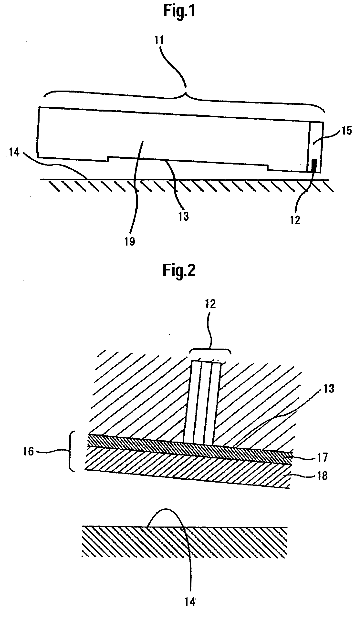 Magnetic head with air bearing surface protection film