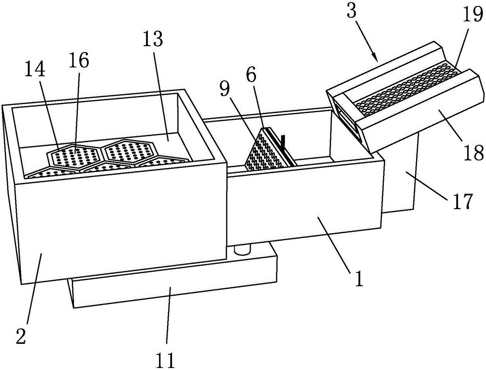 Multistage-precipitation sewage treatment device and precipitation method thereof