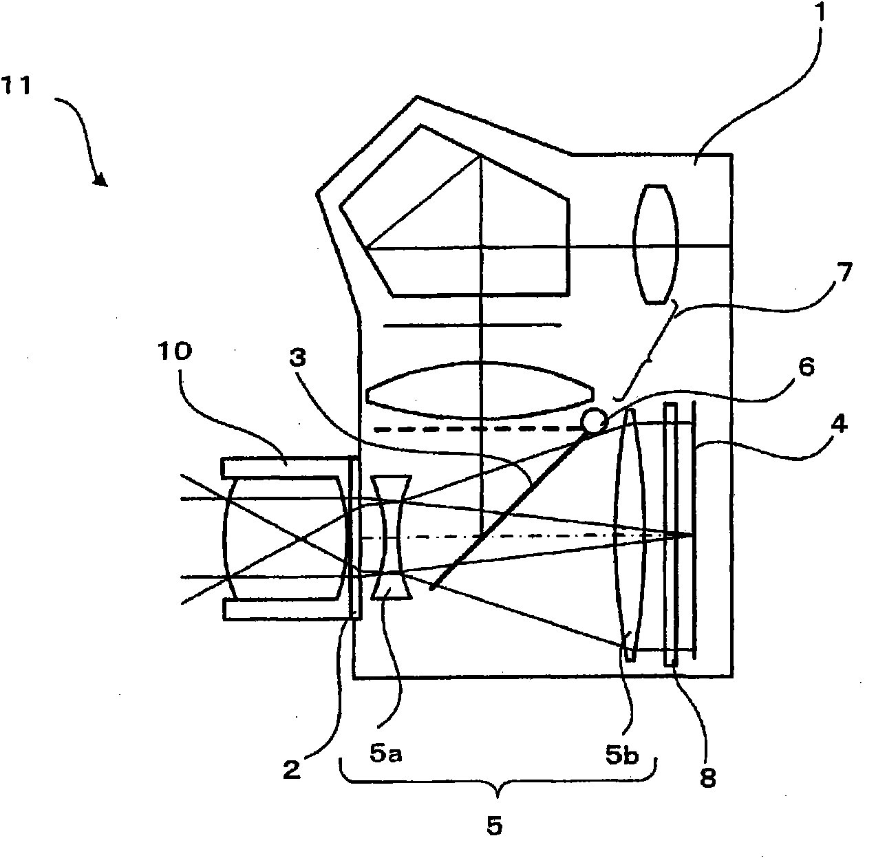 Imaging body and imaging device having the same