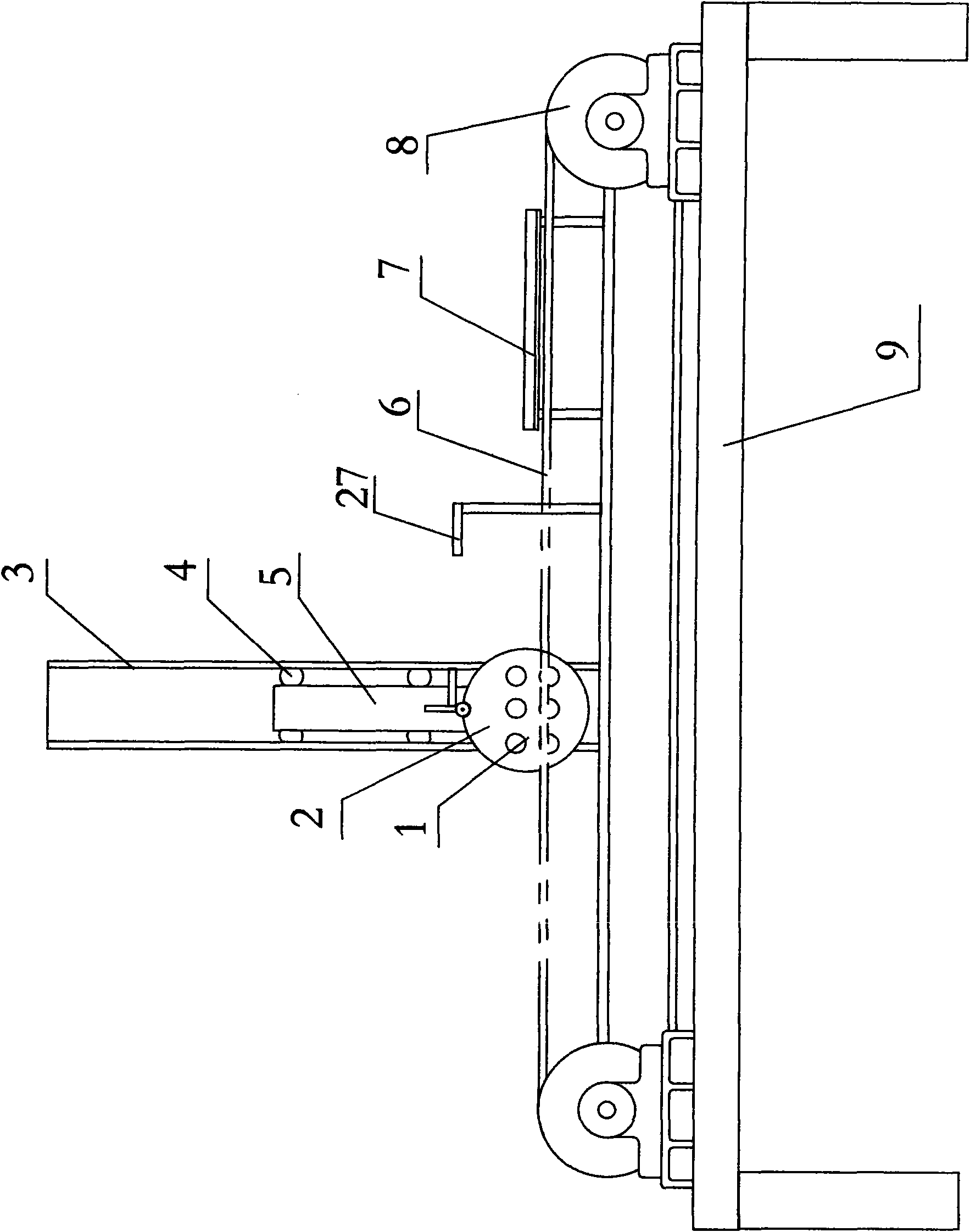 Method and device for turning tiles