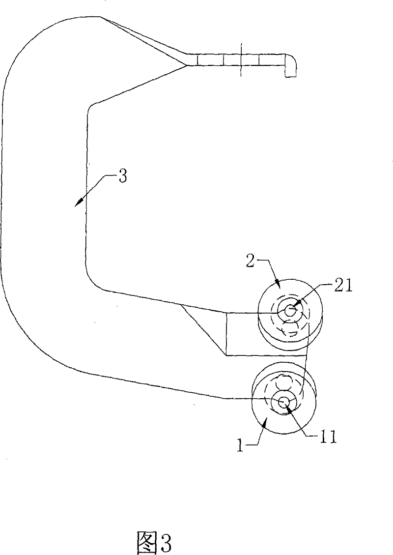 Drawing detwister in back area for spinning frame