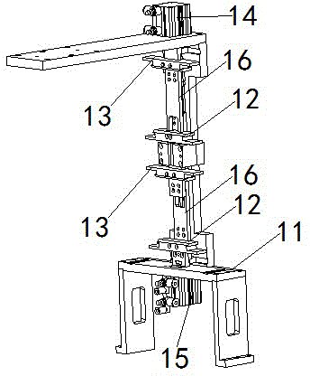 Product buckling device and full-automatic take-out device with product buckling device