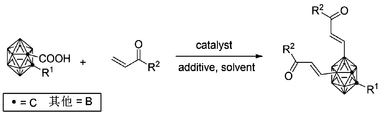 Synthesis method of B (4, 5) alkenyl substituted carborane derivative