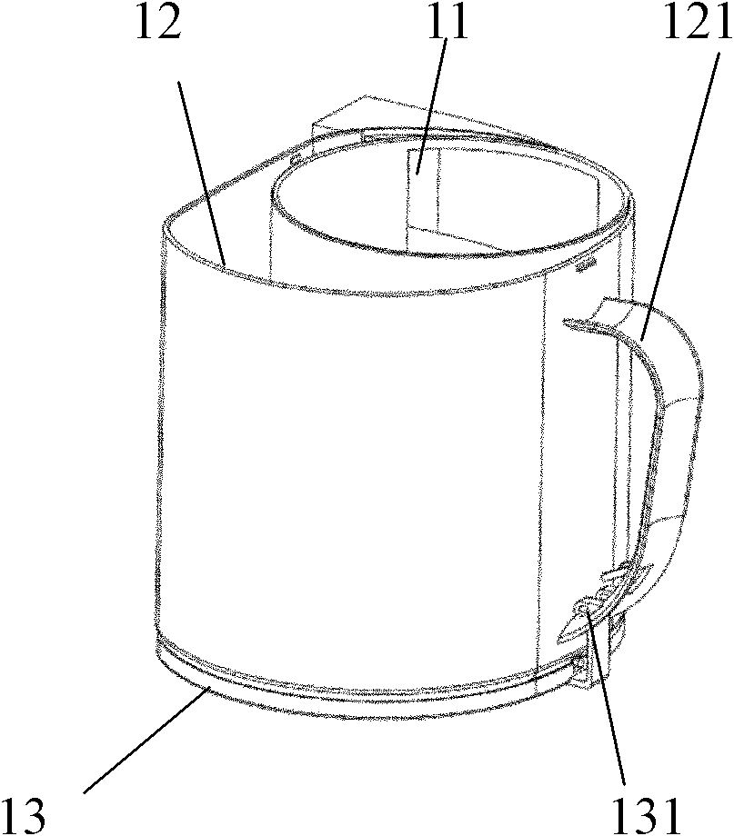 Controllable opening structure for bottom cover of dust collection barrel