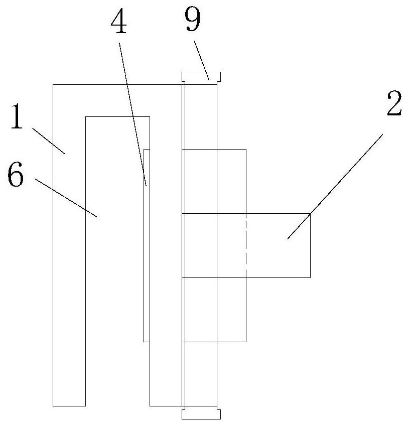 Handheld tower falling protector for overhead power transmission lines