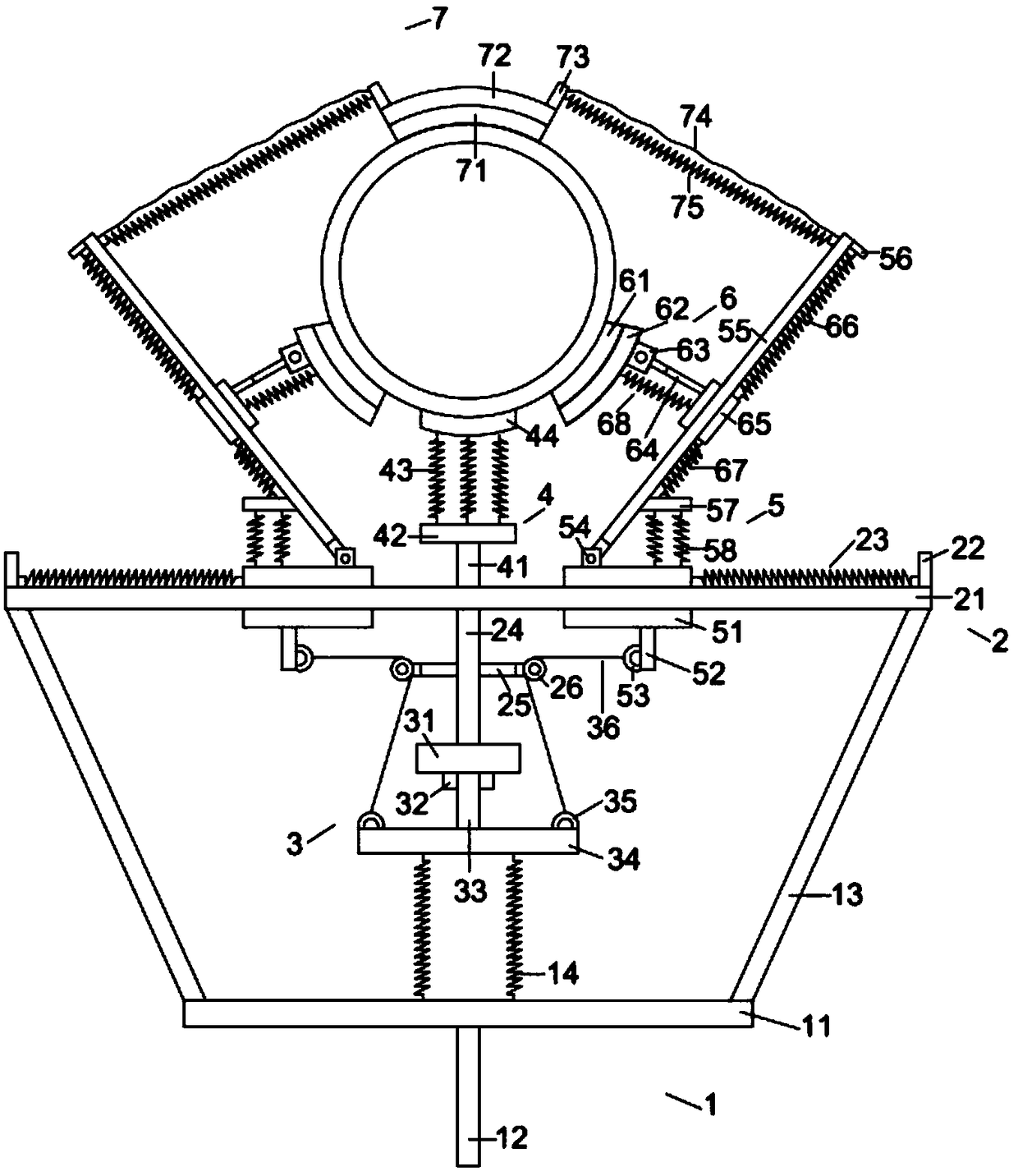 Novel stable pipeline clamping device for aerospace