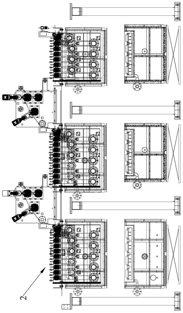 Conveyor system for membrane extraction cleaning and self-adaptive adjustment method for tension