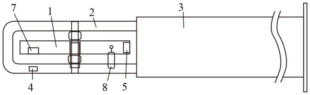 Magnetic rotor type material detection device and method