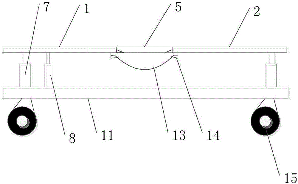 Nursing bed capable of assisting in rolling over