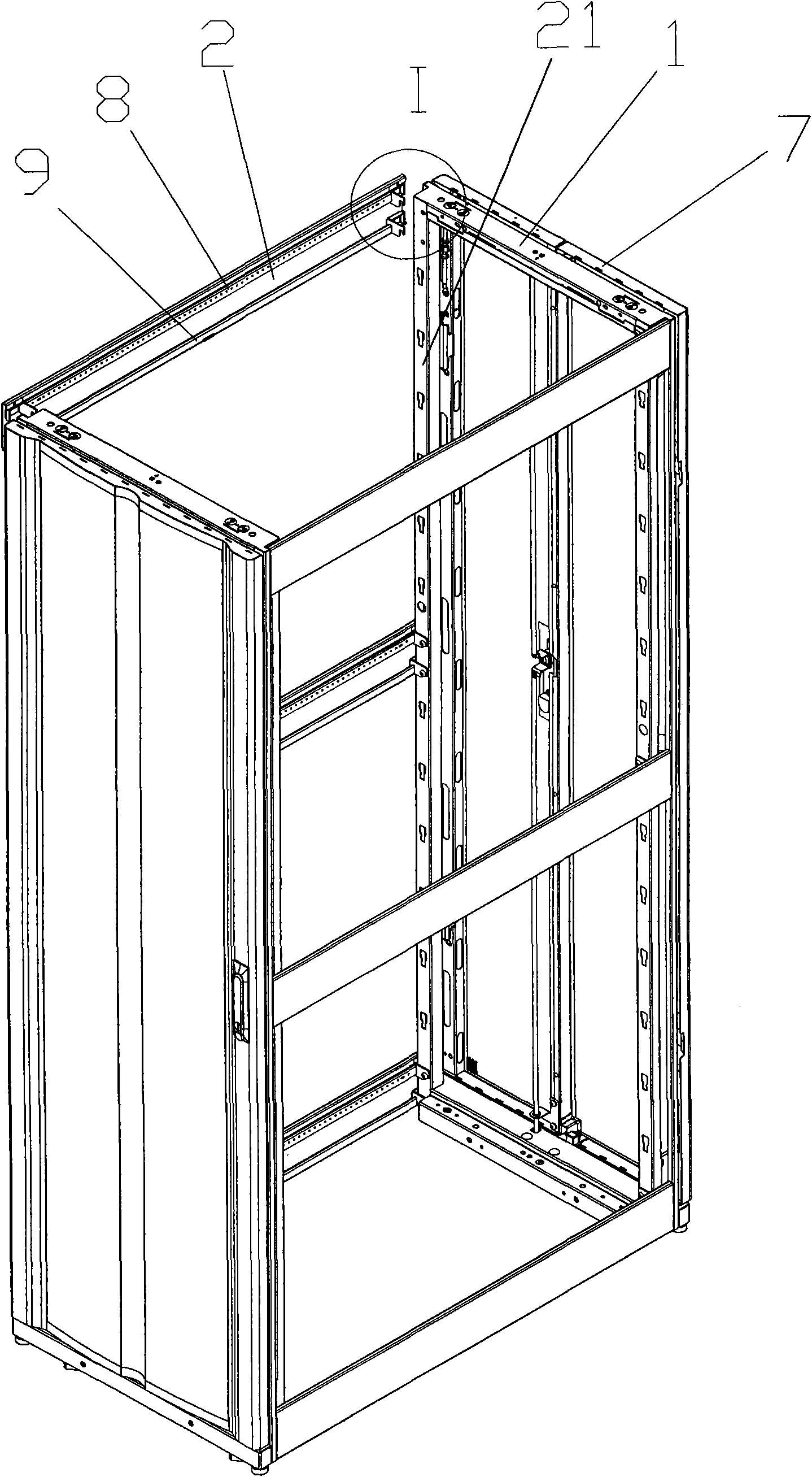 Cabinet for accommodating electric element