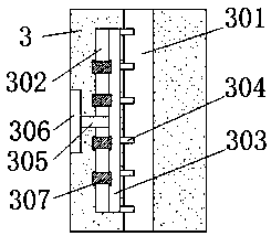 Pigment storage device for color spraying machine