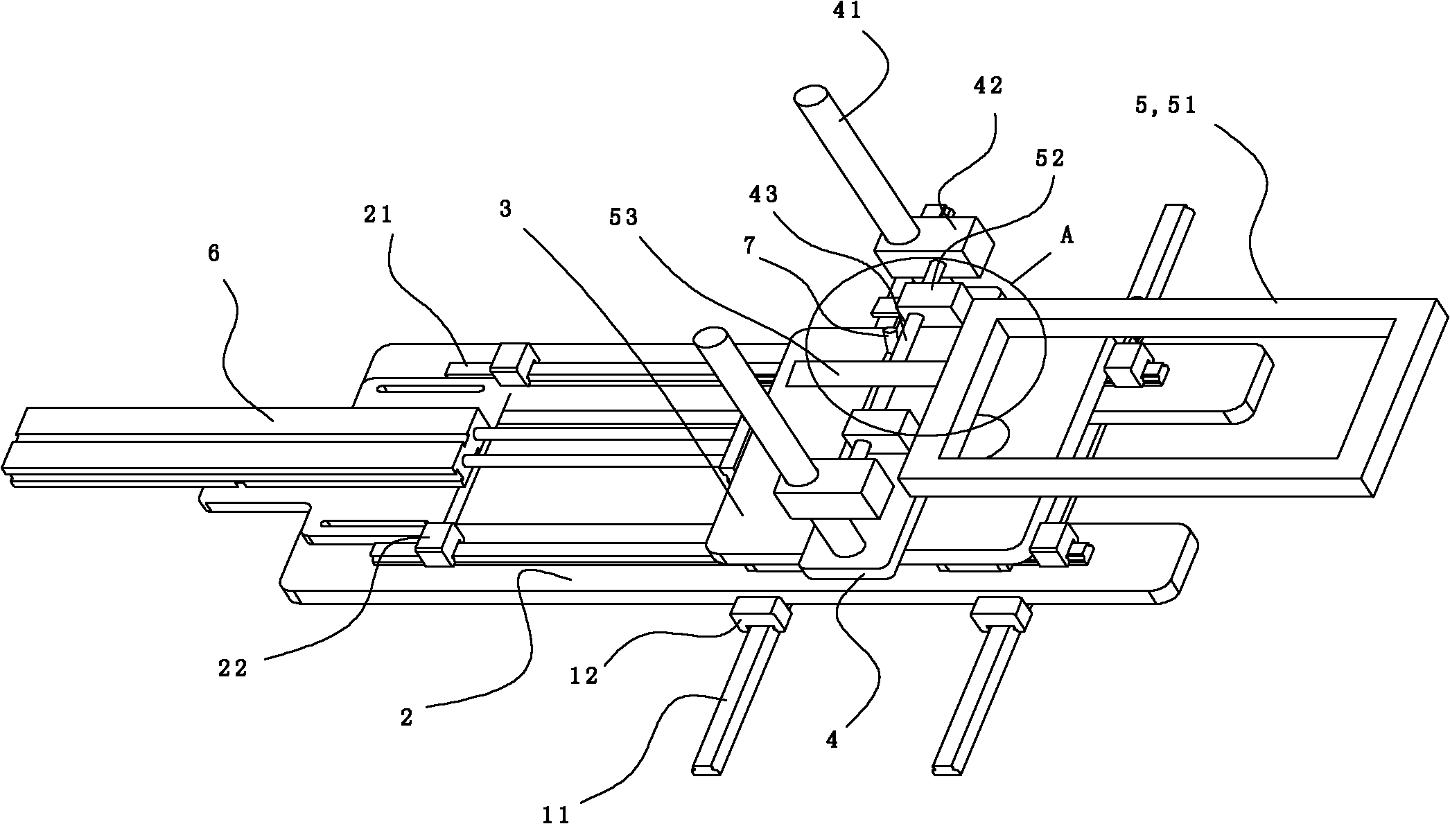 Screen printing device for television panel