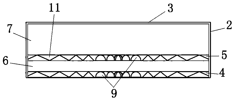 Corrugated steel explosion-proof wall structure