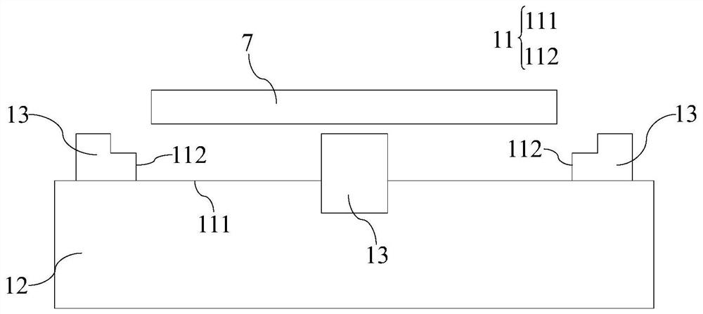 Flange positioning device, positioning system and positioning method