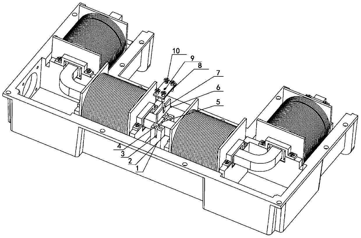 A Hall plate installation structure based on zero-flux Hall high-current sensor