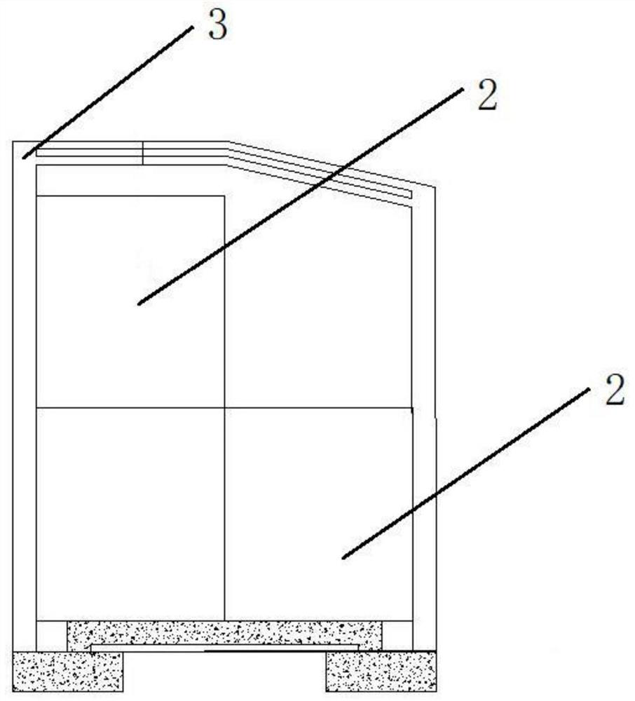 Modularized container combined type green building