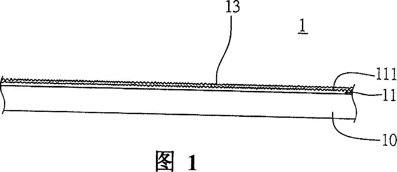 Hydrophobic structure and preparation method thereof