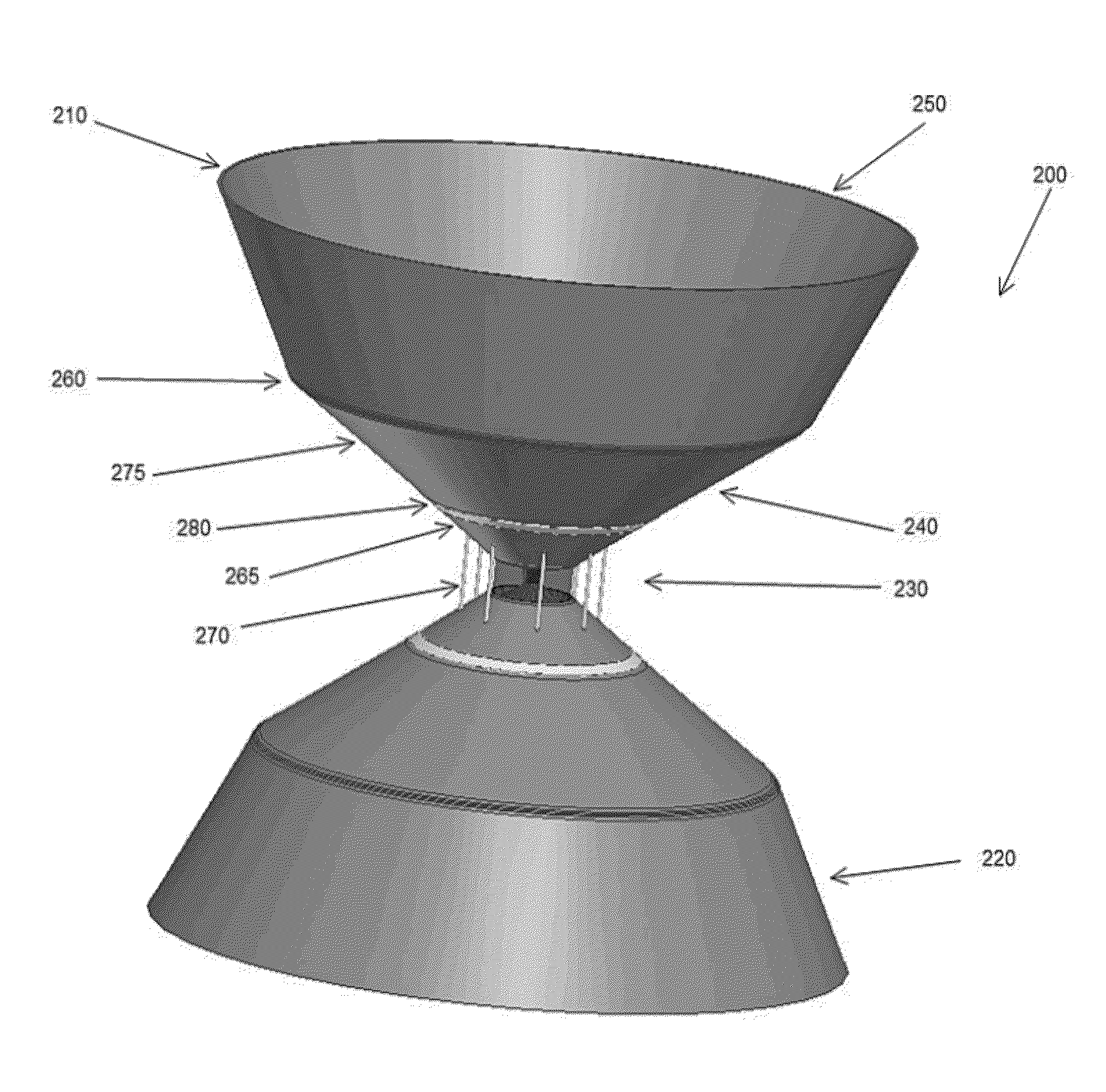 Ultra-wideband biconical antenna with excellent gain and impedance matching