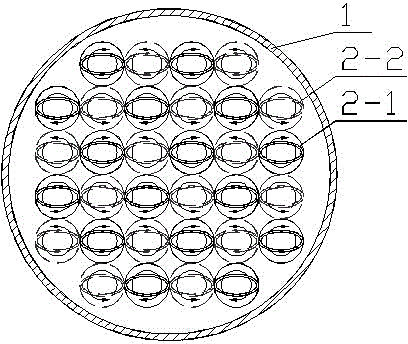Heat exchanger with vortex pair type squarely arranged heat transferring vortex array