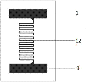 Dual-way growth type carbon nano tube array sensor and preparation method of dual-way growth type carbon nano tube array sensor